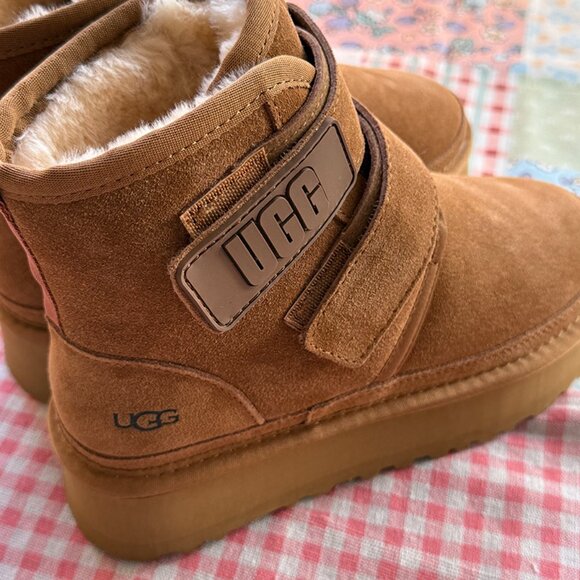 UGG Neumel Platform Chukka Boot In The Chestnut Color - Picture 5 of 9